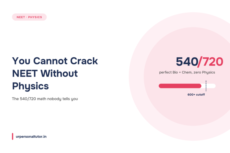 Why You Cannot Crack NEET Without Physics The 540720 Math Nobody Tells You