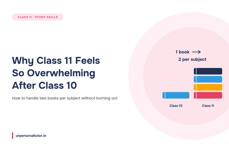 Why Class 11 Feels So Overwhelming After 10th (And How to Handle Two Books Per Subject)
