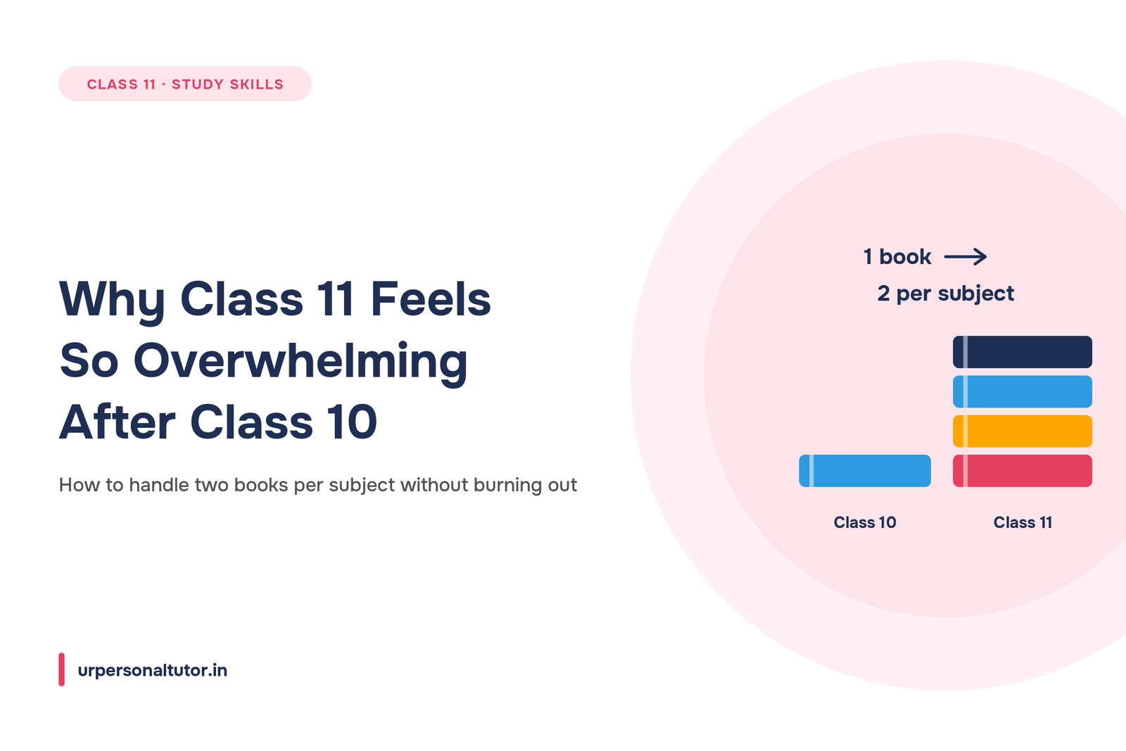 Why Class 11 Feels So Overwhelming After 10th (And How to Handle Two Books Per Subject)