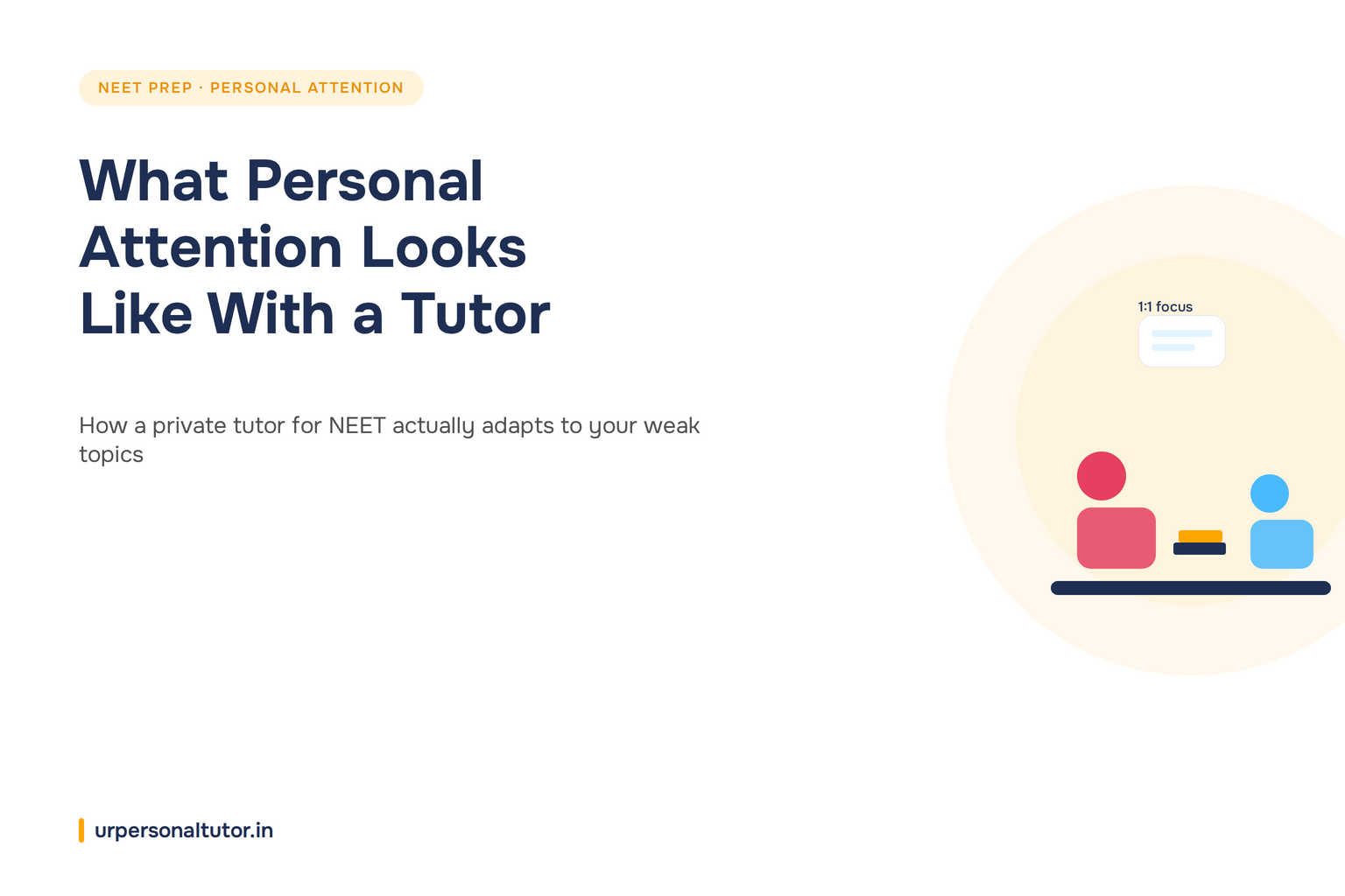 What Personal Attention Actually Looks Like With a Private Tutor for NEET