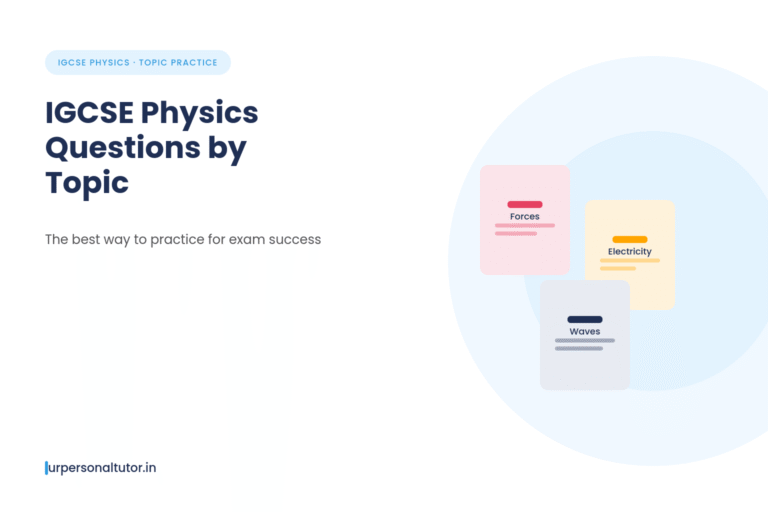 IGCSE physics questions by topic revision guide illustratio